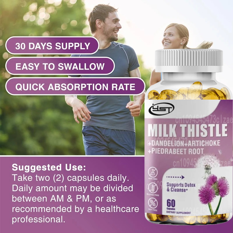 Milk Thistle Silymarin - Добавка расторопши, содержащая корню одуванчика, экстракт