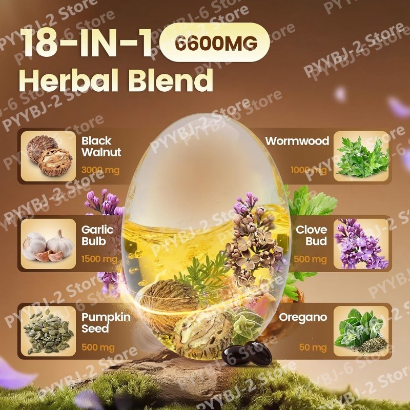 БАД с полынью, черным грецким  – обзор и цена Herbal Wellness Blend