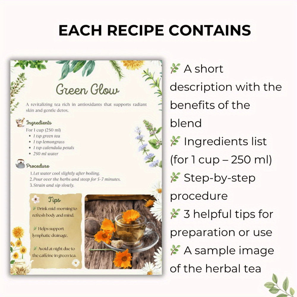 Книга рецептов травяных чаев – – обзор и цена Herbal Wellness Blend