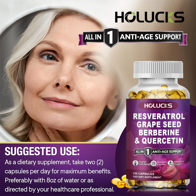 БАД HOLUCKS с ресвератролом, п – обзор и цена Wellness Quercetin